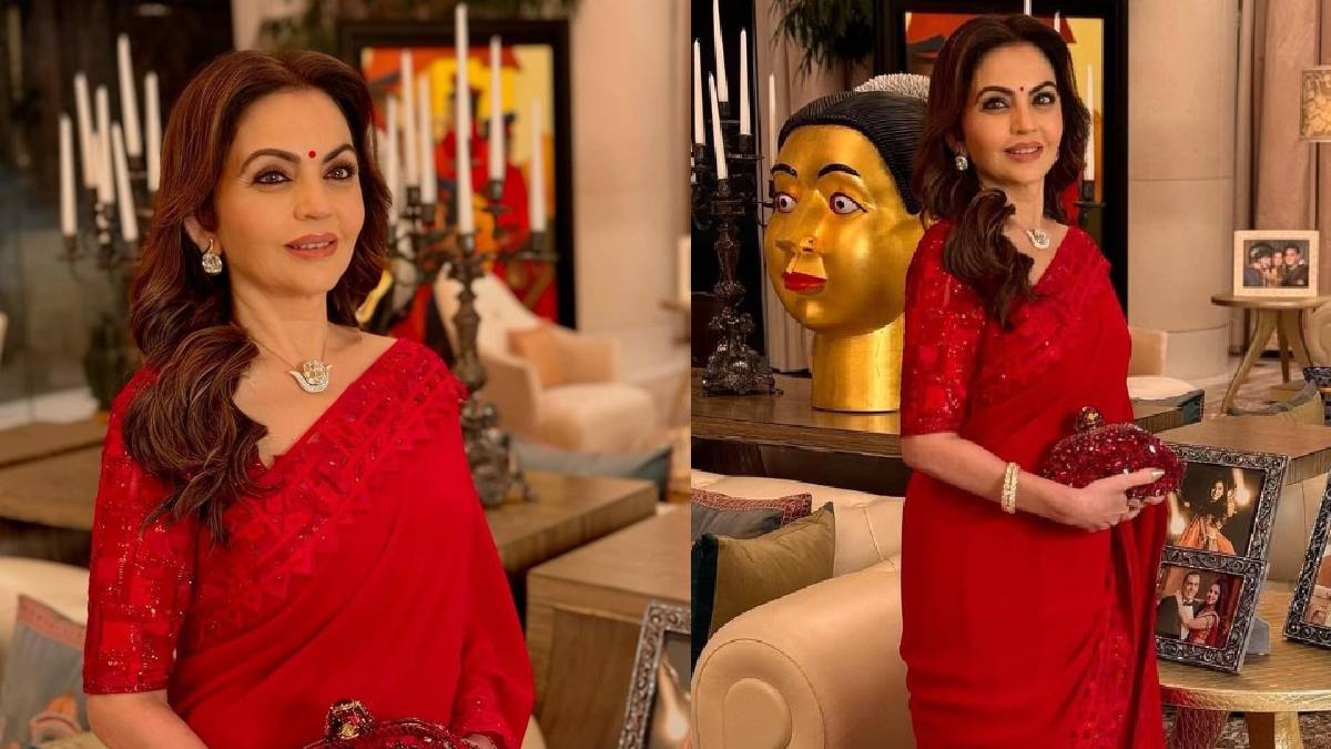 नीता अंबानी की फोटो में दिखी एंटीलिया के खास कमरे की झलक, एक ही फ्रेम में दिख गया पूरा अंबानी परिवार