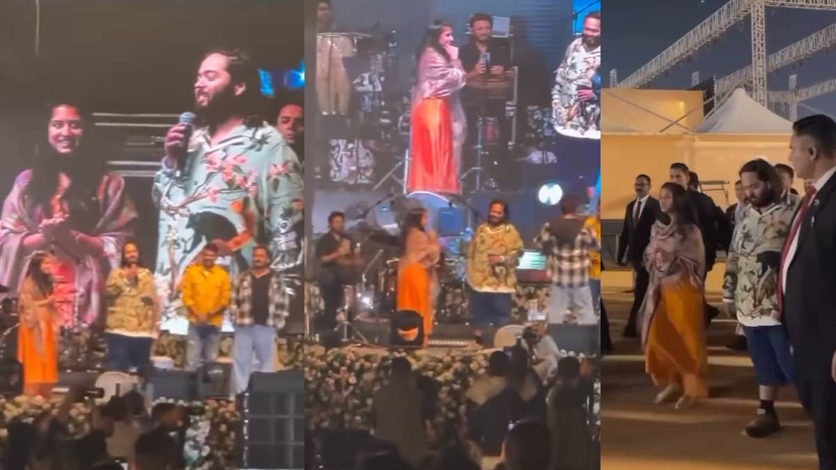 सादगी भरे अंदाज में दिखा अंबानी फैमिली की छोटी बहू का चार्म, अनंत अंबानी संग पीले सूट में दिखीं राधिका मर्चेंट